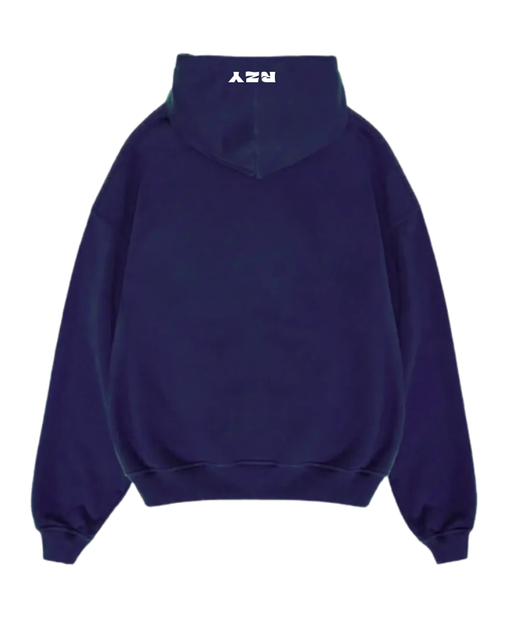 DAILY RZY navy hoodie